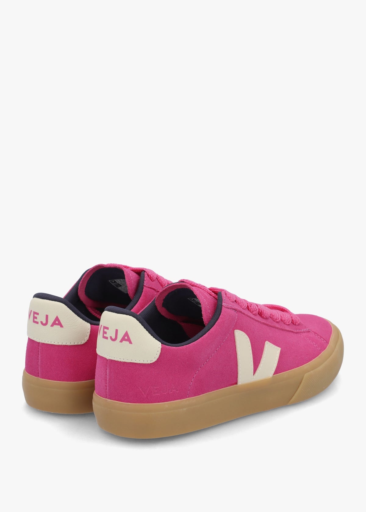 Campo Suede Pink Pierre Natural Trainers