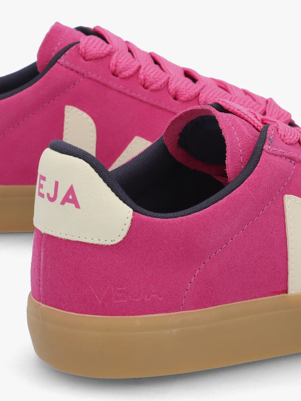 Campo Suede Pink Pierre Natural Trainers