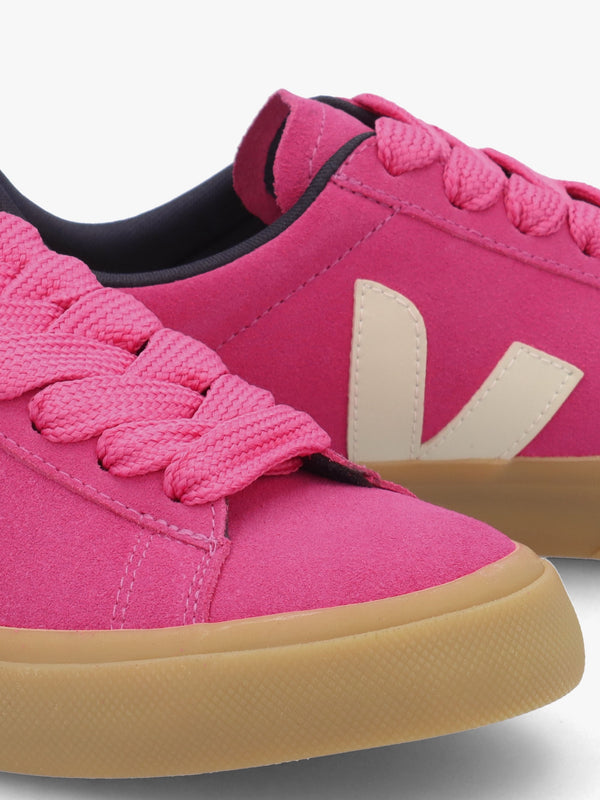 Campo Suede Pink Pierre Natural Trainers
