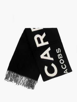 The Scarf Black Wool Scarf