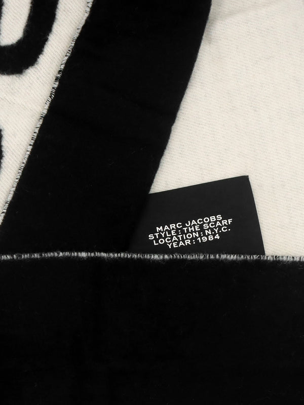 The Scarf Black Wool Scarf