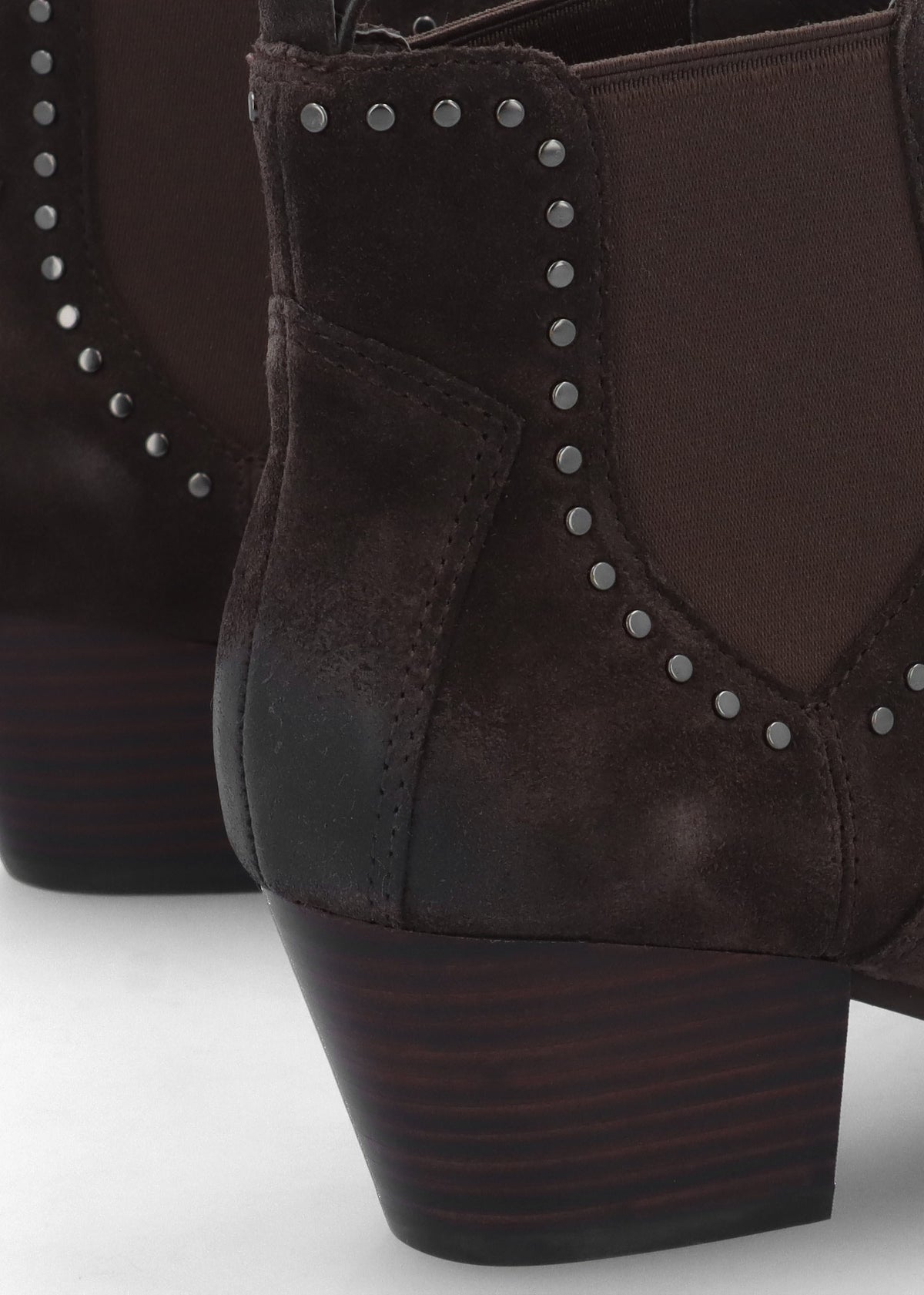 Funk Africa Suede Studded Western Ankle Boots
