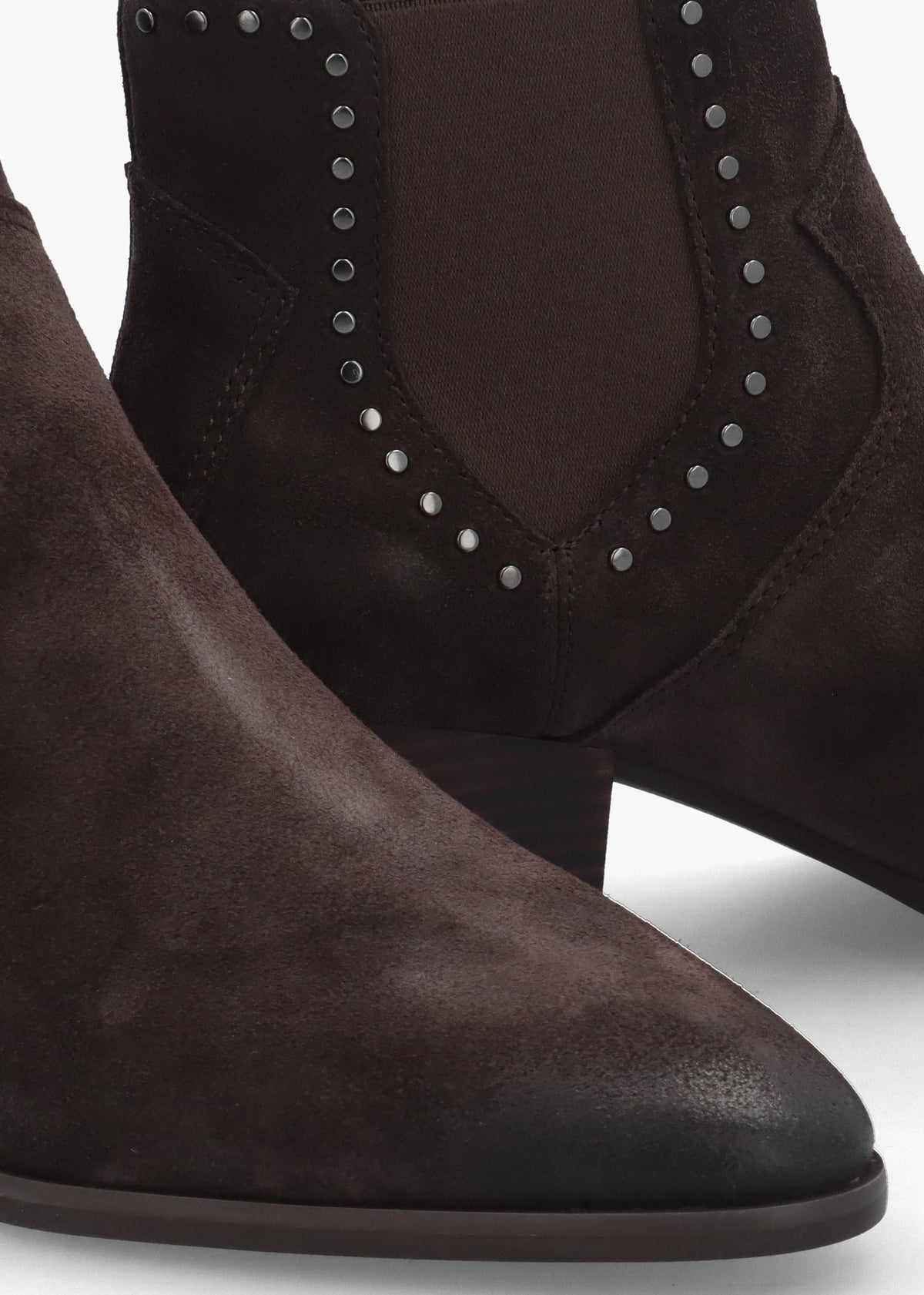 Funk Africa Suede Studded Western Ankle Boots
