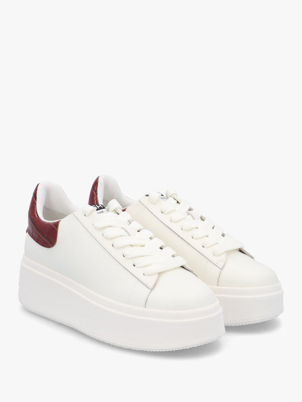 Moby White Syrah Cocco Lux Leather Trainers