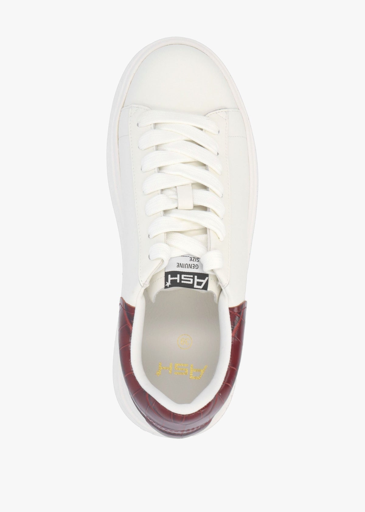 Moby White Syrah Cocco Lux Leather Trainers