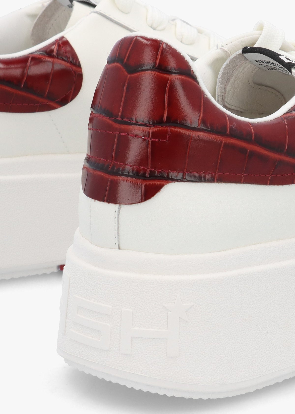 Moby White Syrah Cocco Lux Leather Trainers