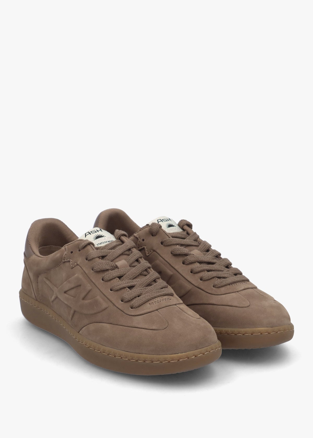 Siena Fandango Coconut Nubuck Leather Trainers