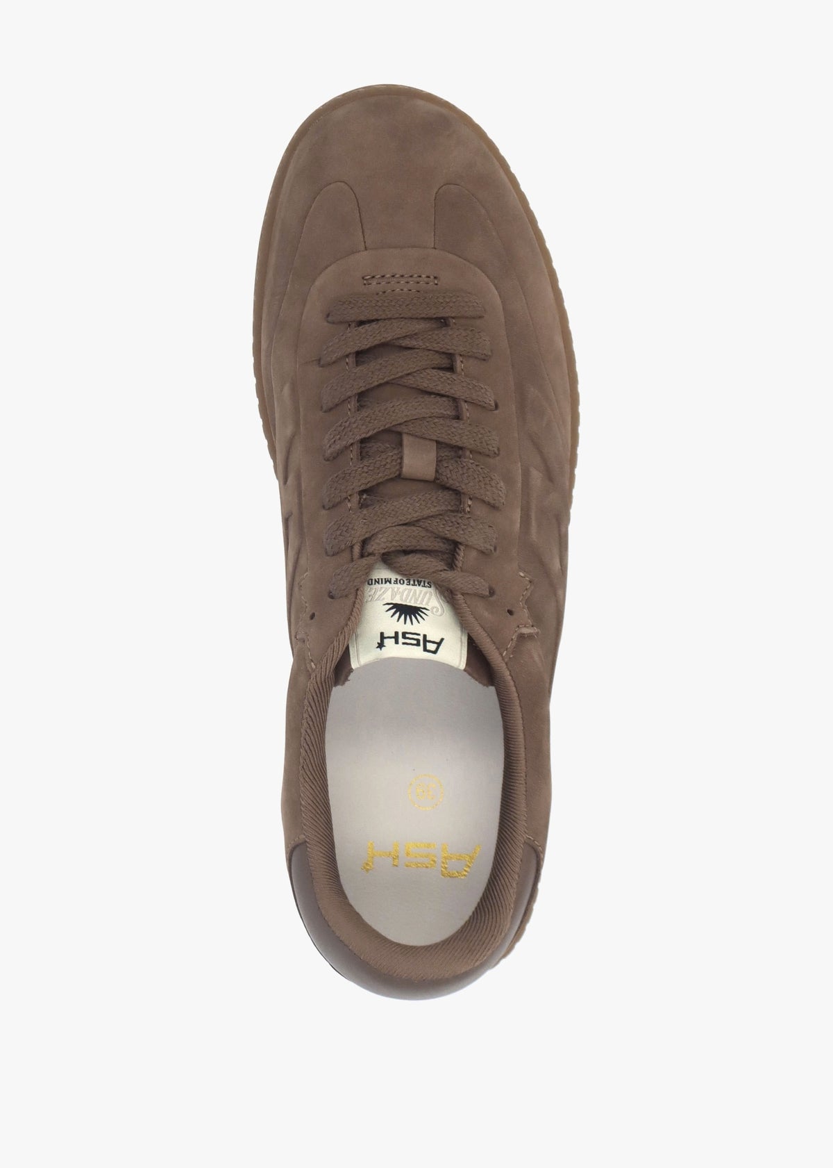 Siena Fandango Coconut Nubuck Leather Trainers