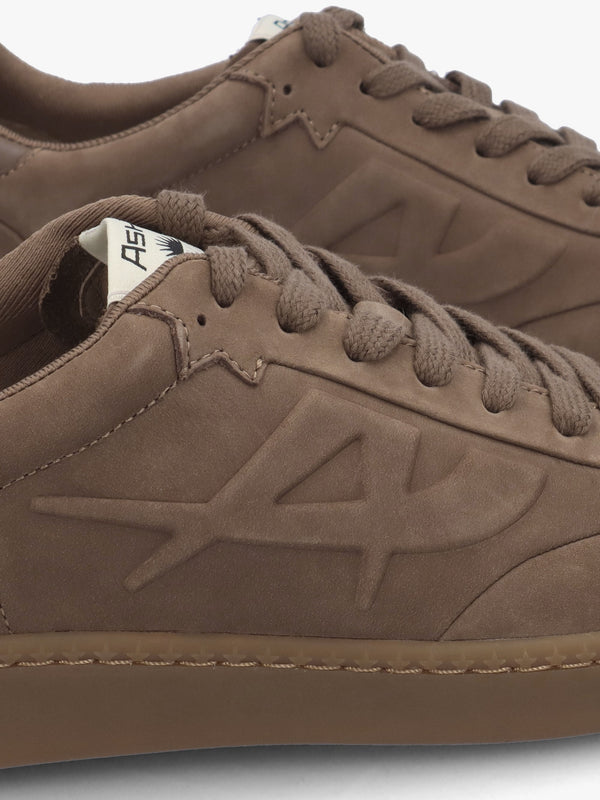 Siena Fandango Coconut Nubuck Leather Trainers
