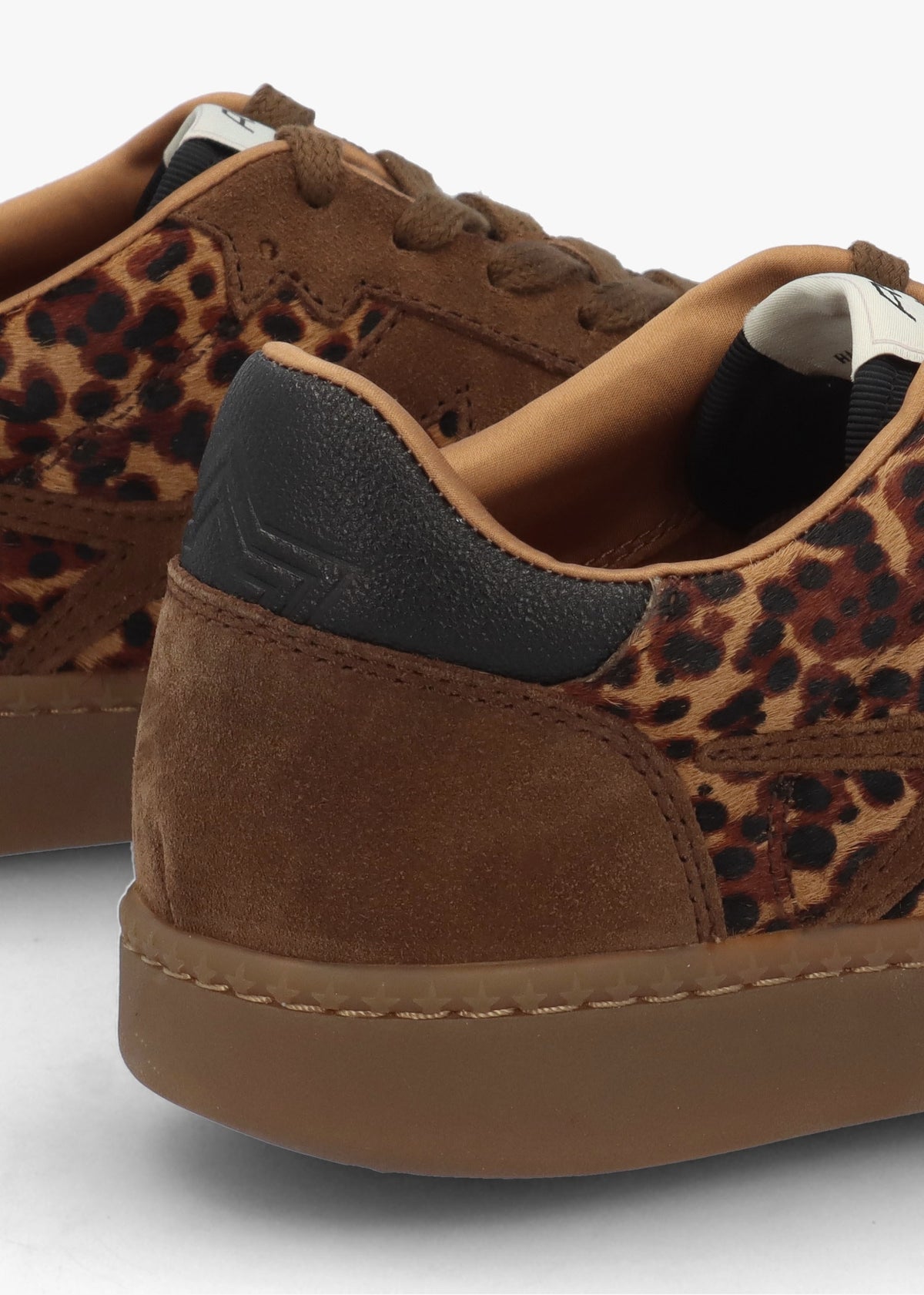 Sunset Leopard Pony Hair & Suede Trainers