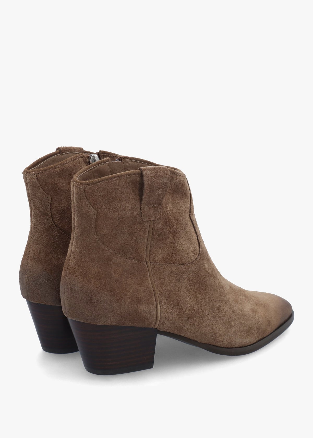 Fame Fandango Suede Western Ankle Boots