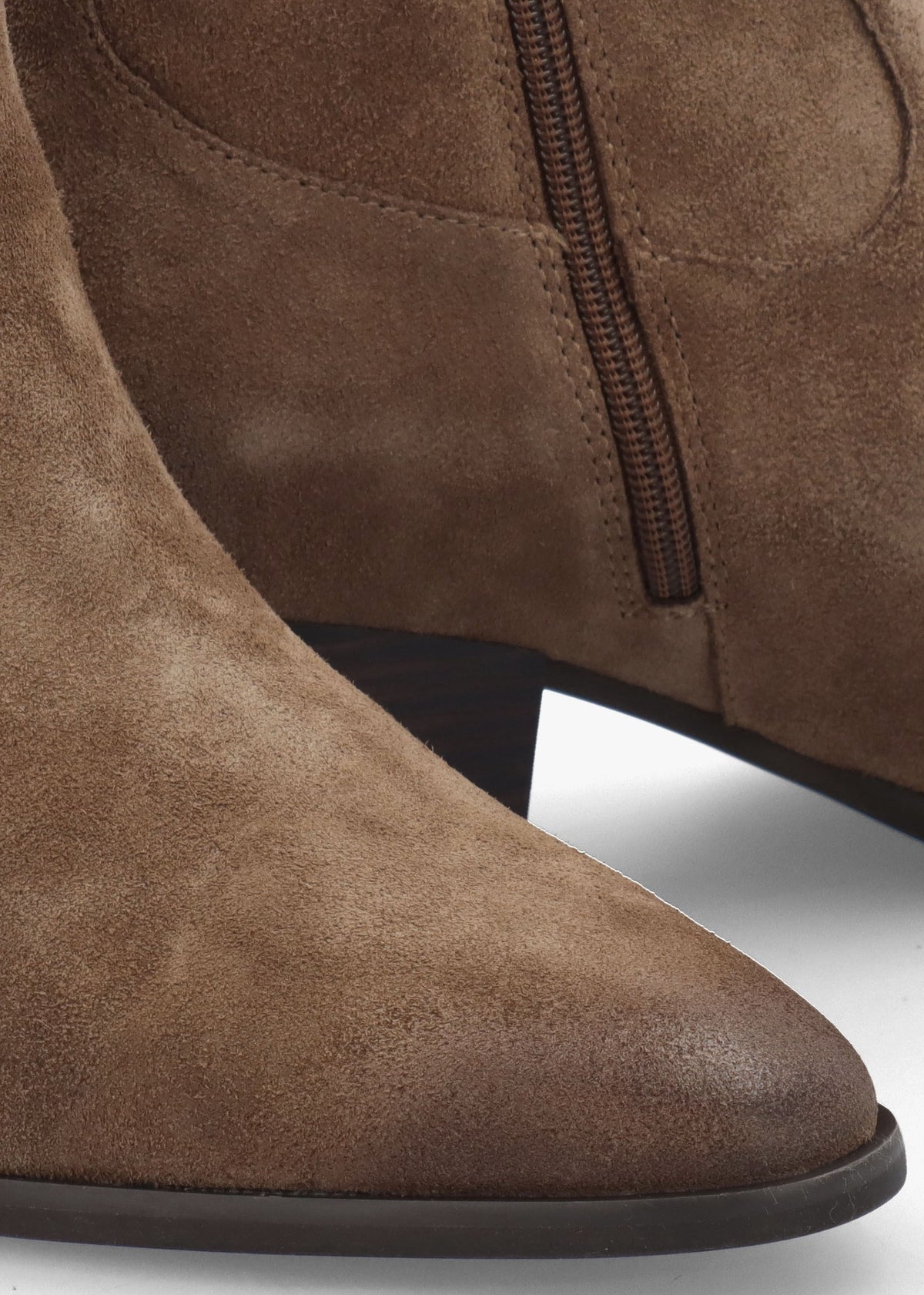 Fame Fandango Suede Western Ankle Boots