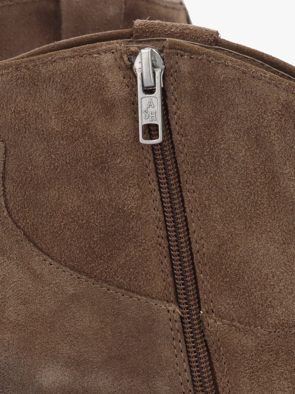 Fame Fandango Suede Western Ankle Boots