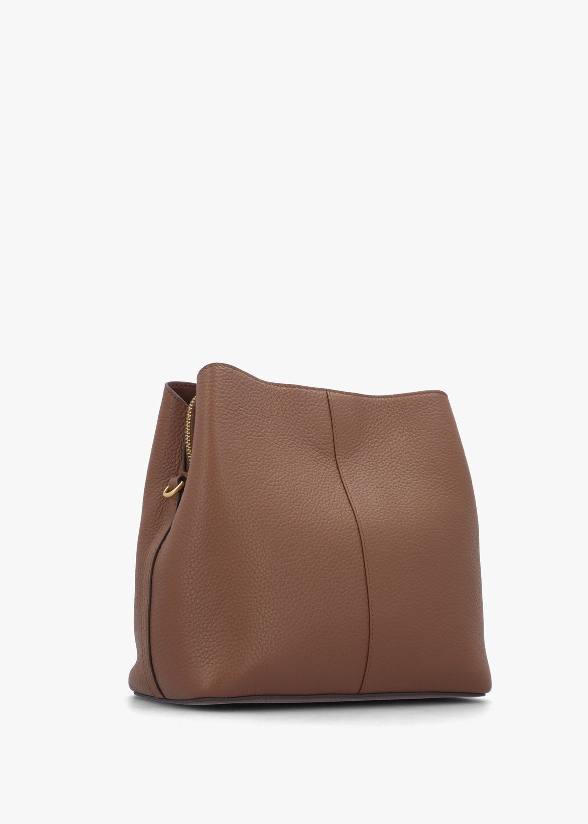 Dukes Place Medium Compartment Saddle Grained Leather Cross-Body Bag