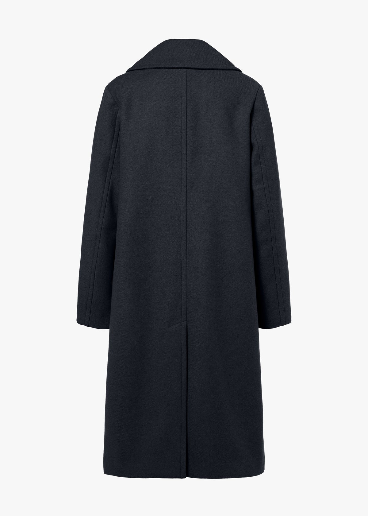 Cameron Off Black Wool Mix Longline Blazer Coat