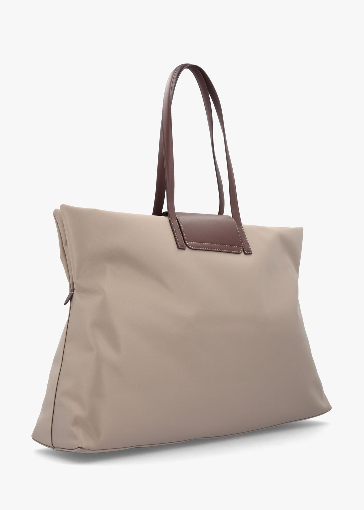 Pockets Essentials Large Top Zip Porcini Tote Bag