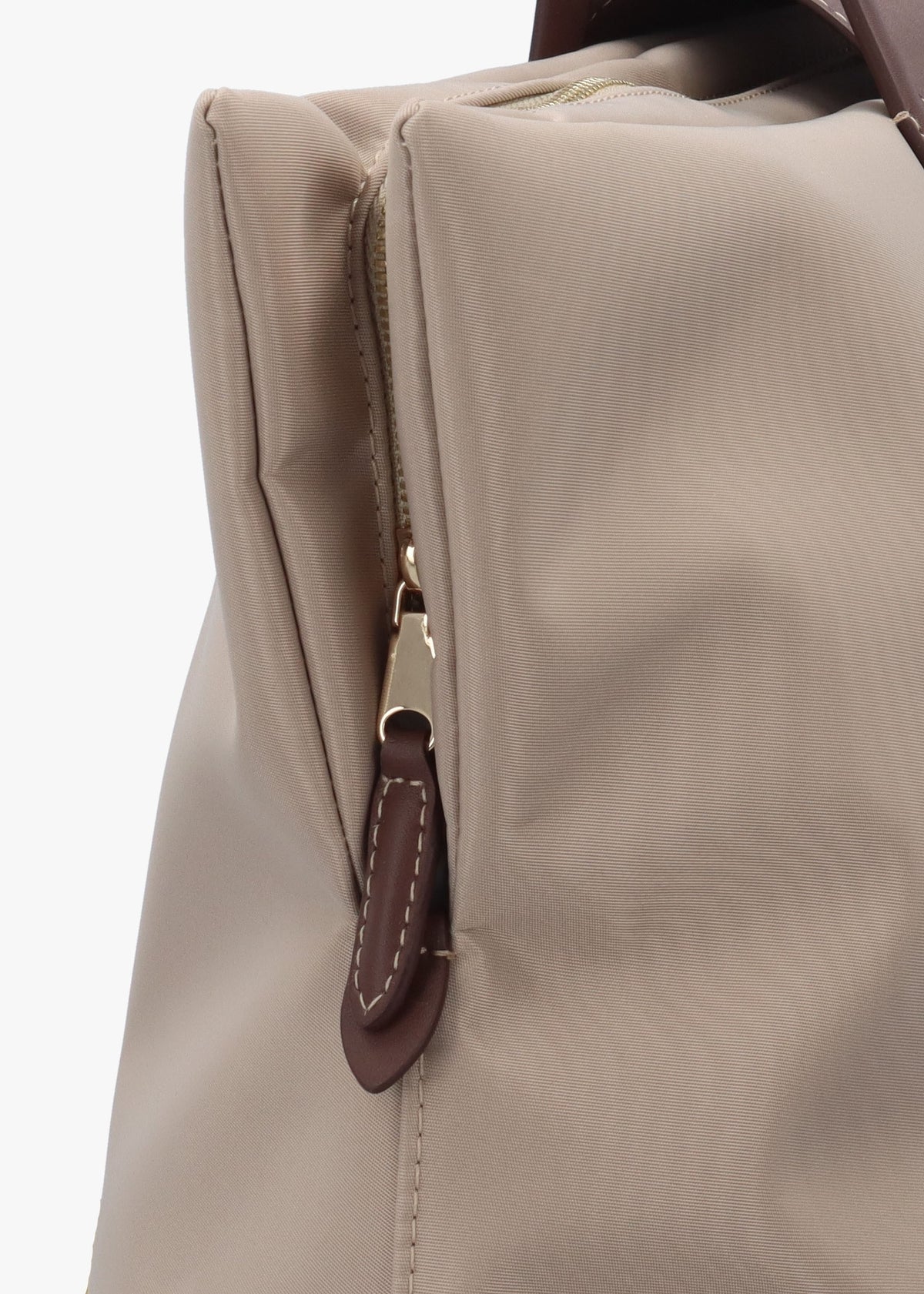 Pockets Essentials Large Top Zip Porcini Tote Bag