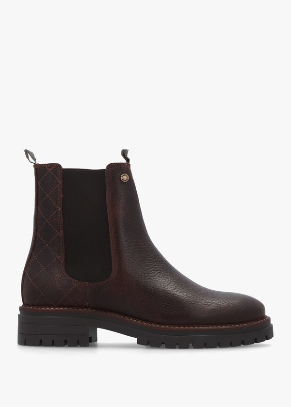 Evie Brown Leather Chelsea Boots