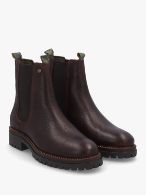 Evie Brown Leather Chelsea Boots