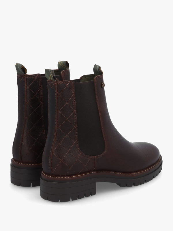 Evie Brown Leather Chelsea Boots