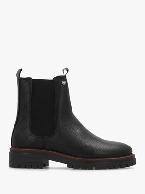 Evie Black Leather Chelsea Boots