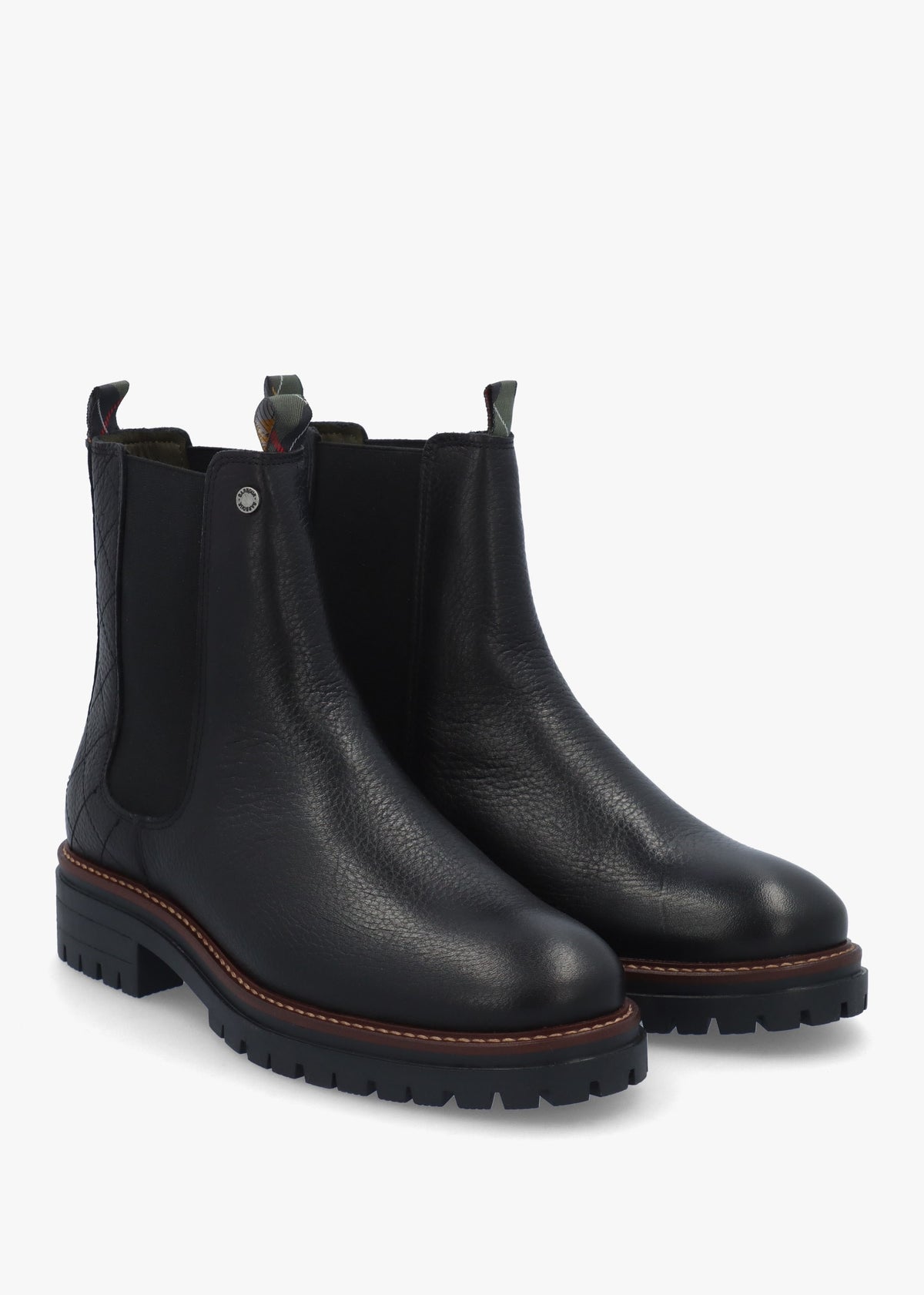 Evie Black Leather Chelsea Boots