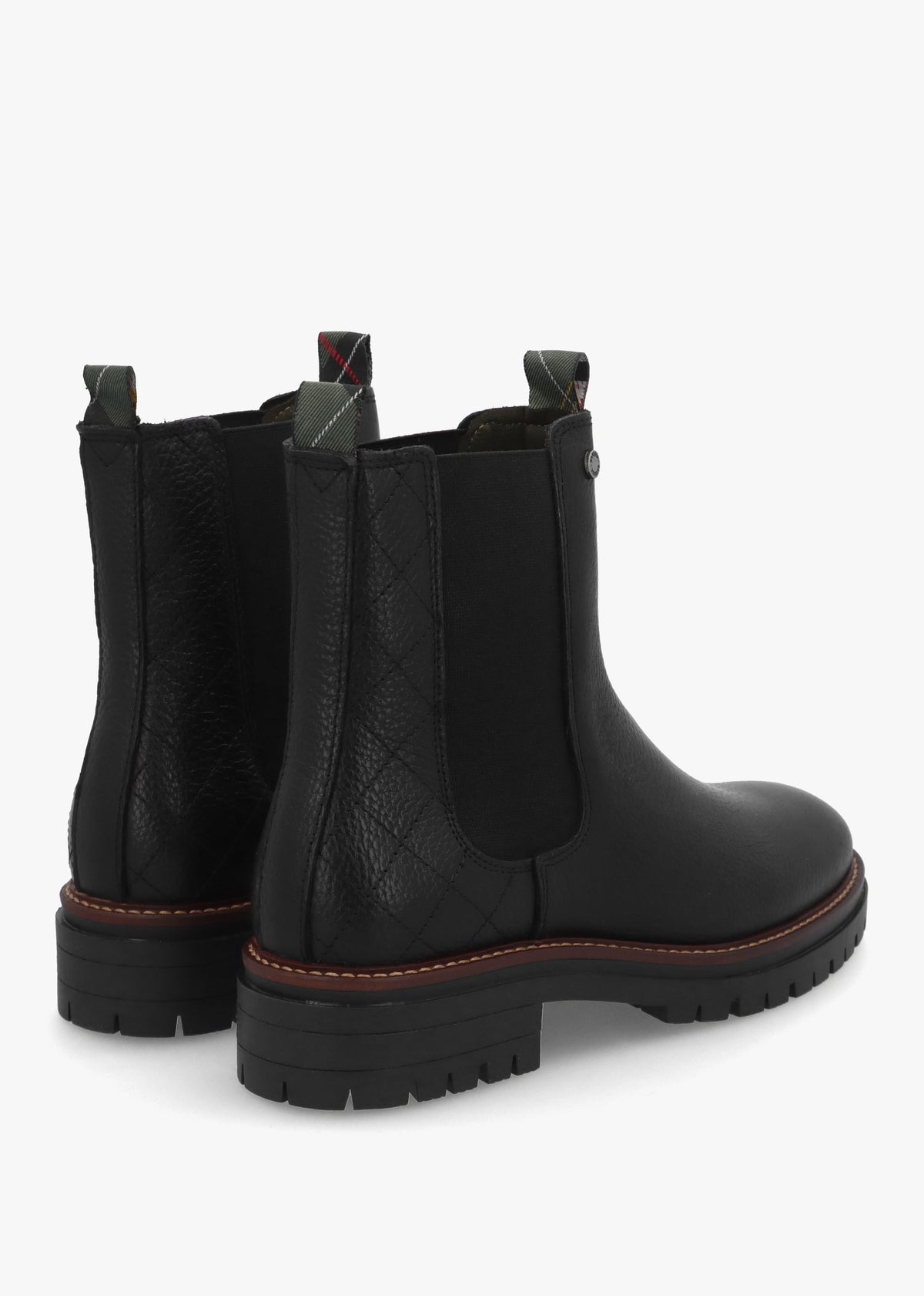 Evie Black Leather Chelsea Boots