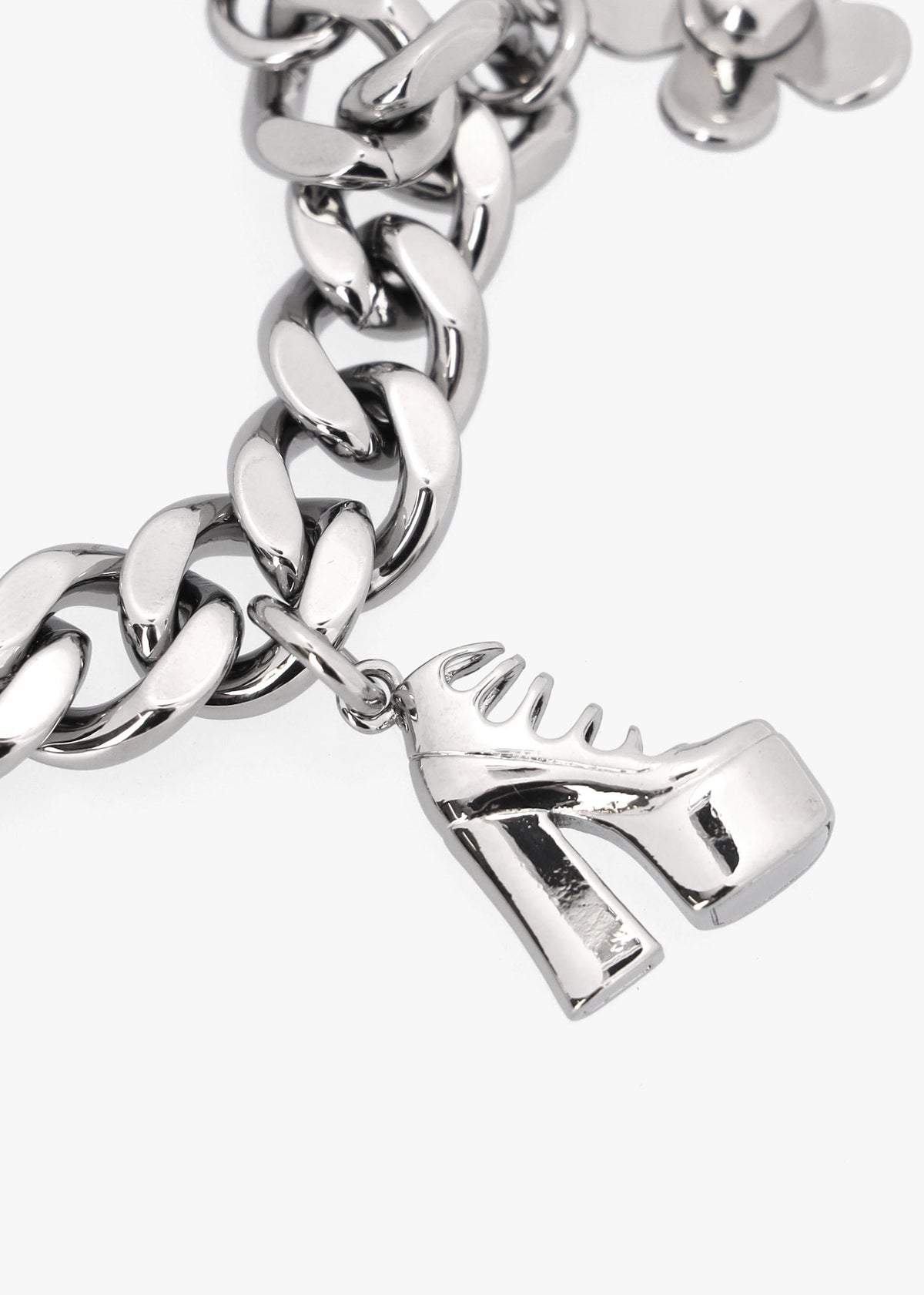 The Mini Icon Light Antique Silver Charm Bracelet