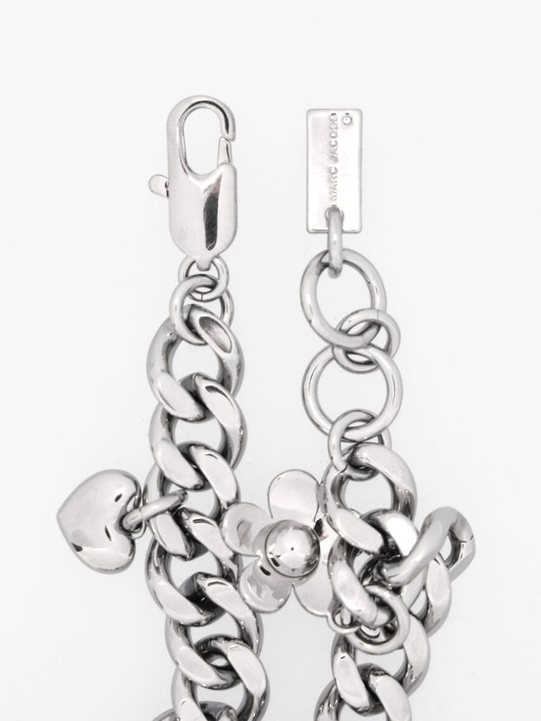 The Mini Icon Light Antique Silver Charm Bracelet