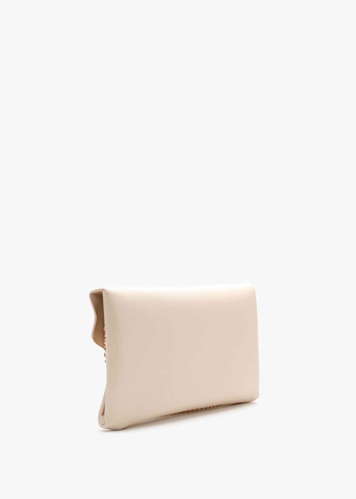 Arpie Ecru Saffiano Envelope Pochette Bag
