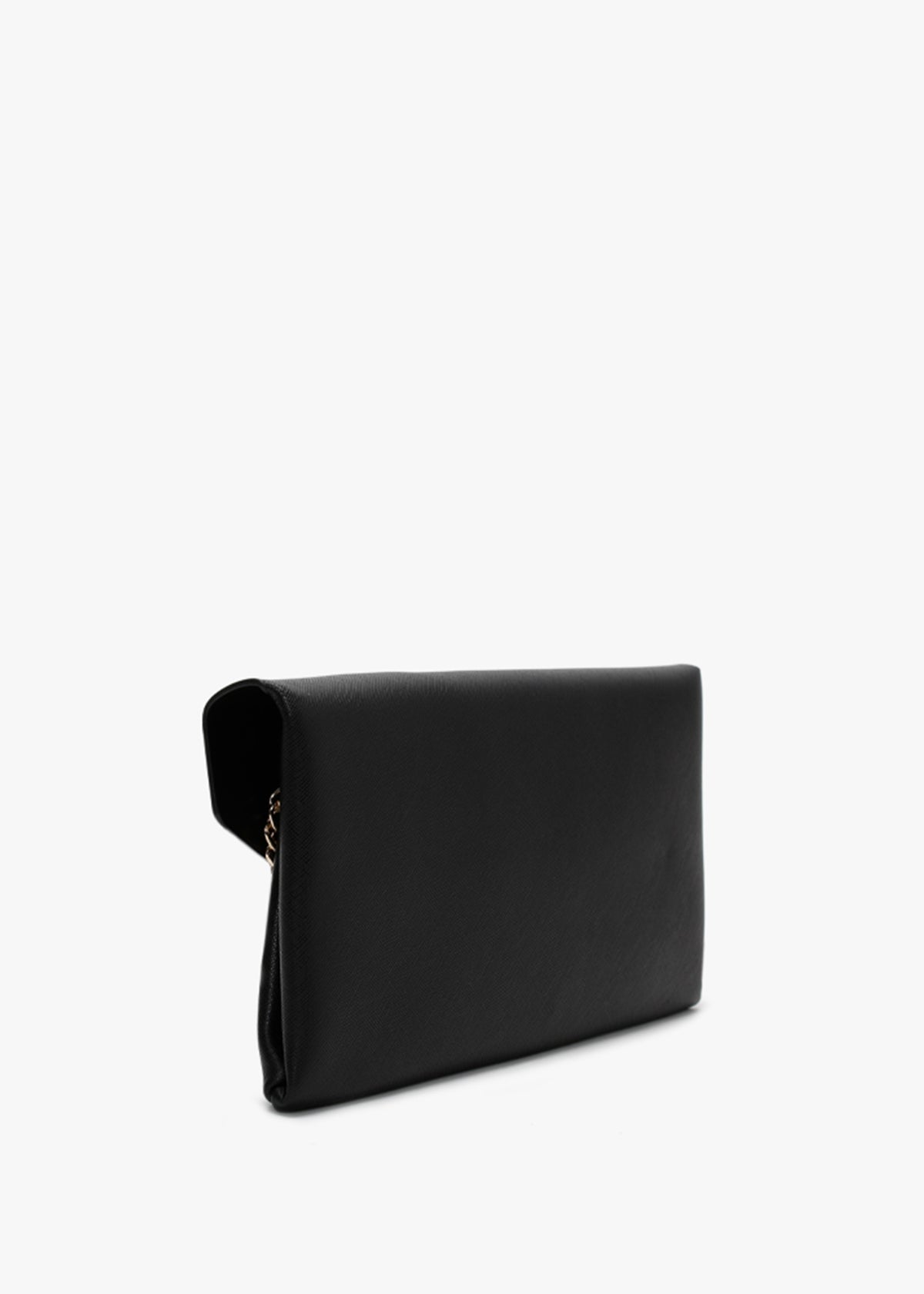 Arpie Black Saffiano Envelope Pochette Bag