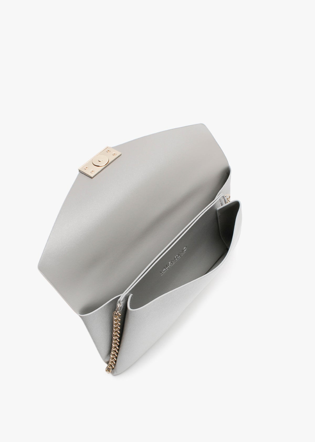 Arpie Argento Saffiano Envelope Pochette Bag