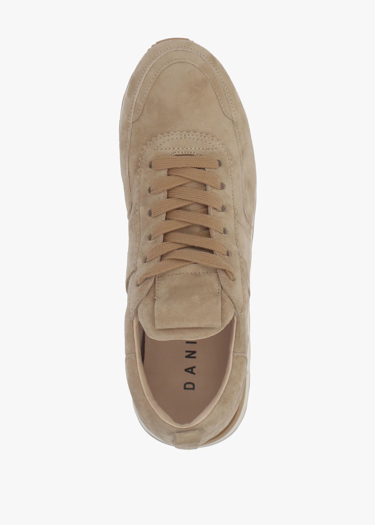 Aimie Beige Suede Runner Trainers
