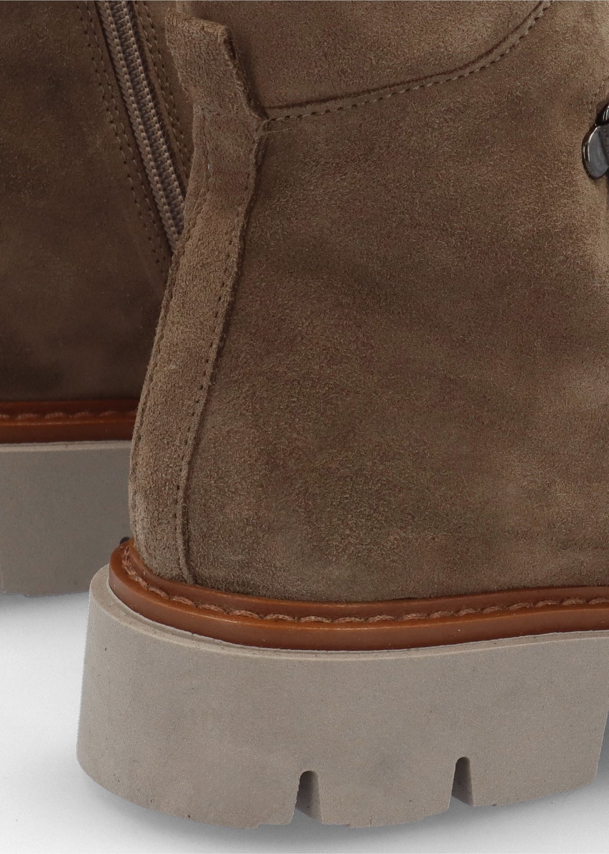 Liker Taupe Suede Hiker Boots