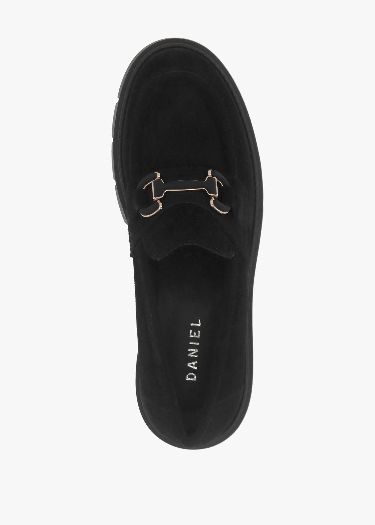 Laffle Black Suede Chunky Loafers