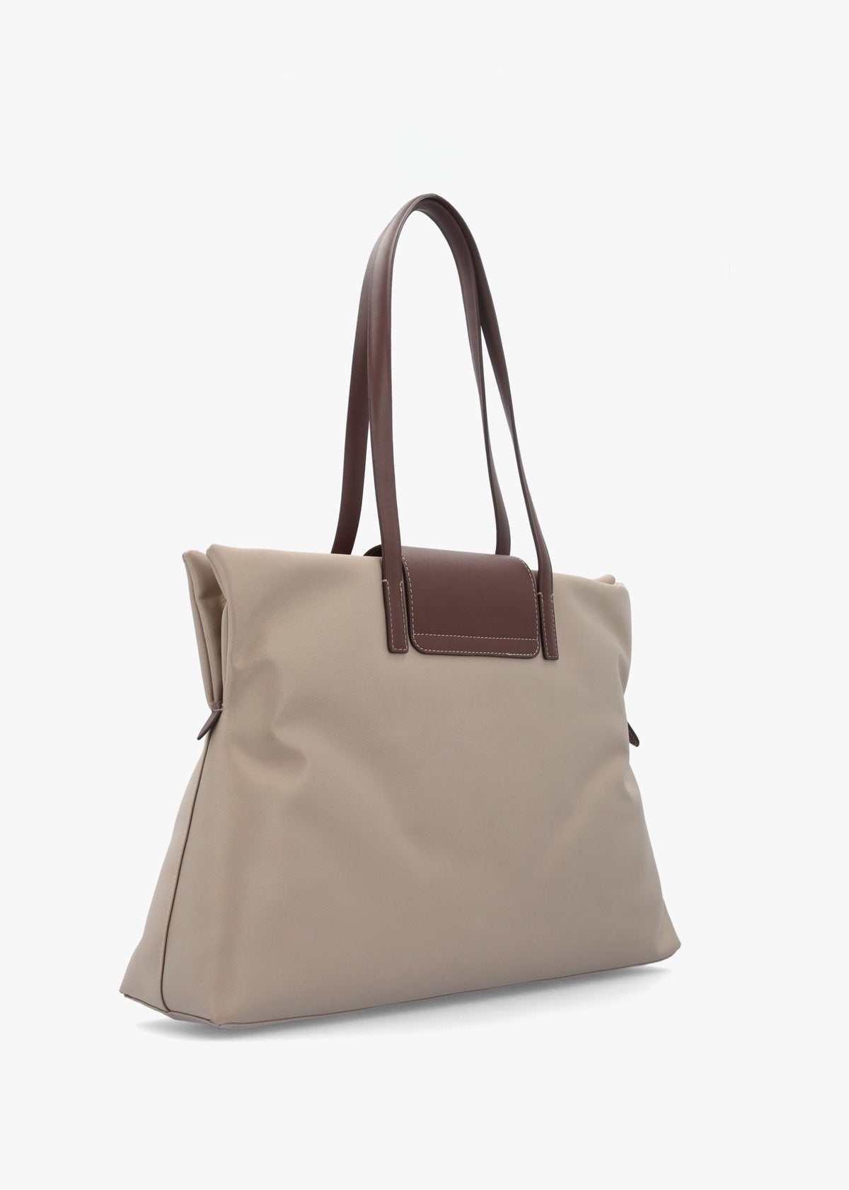 Pockets Essentials Medium Top Zip Porcini Tote Bag
