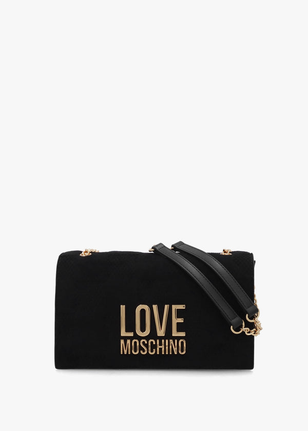 Checkerboard Chain Nero Shoulder Bag