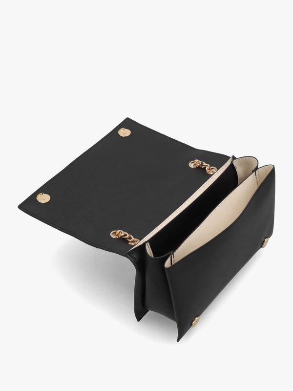 Checkerboard Chain Nero Shoulder Bag