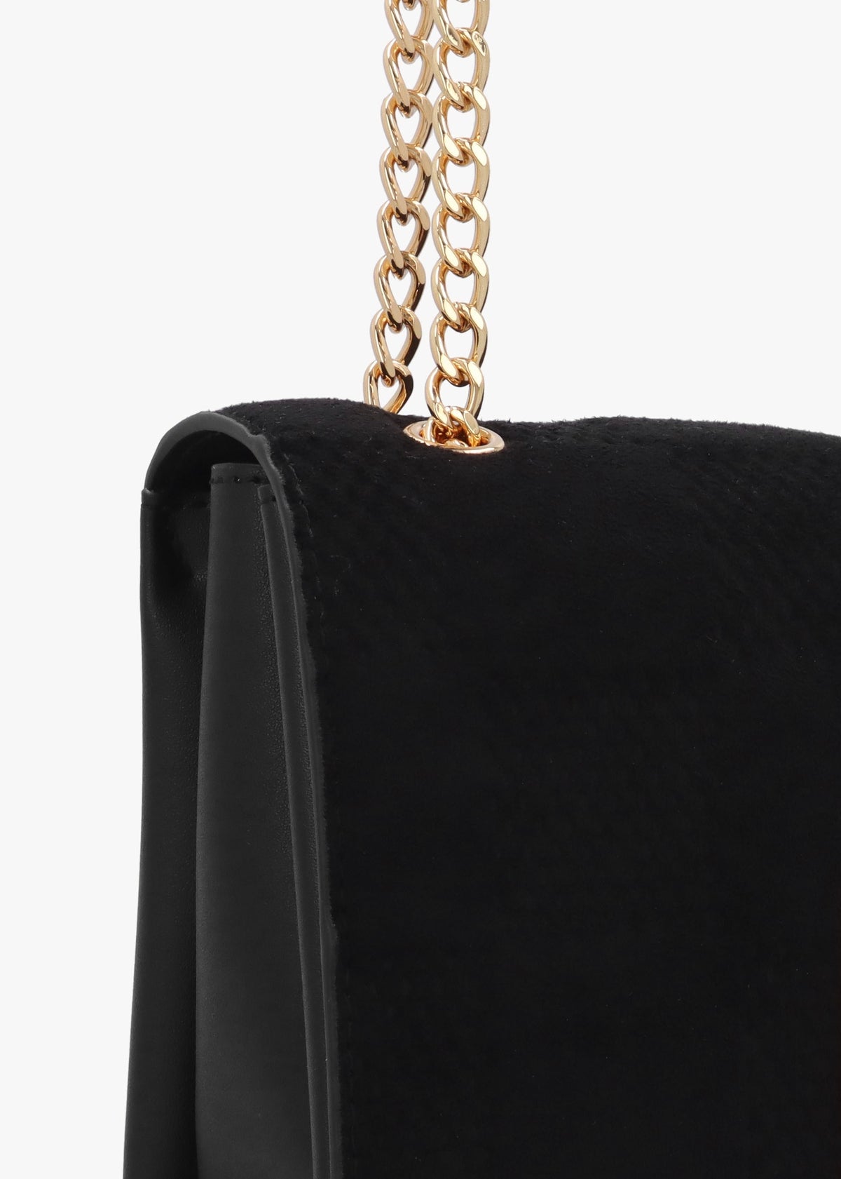 Checkerboard Chain Nero Shoulder Bag
