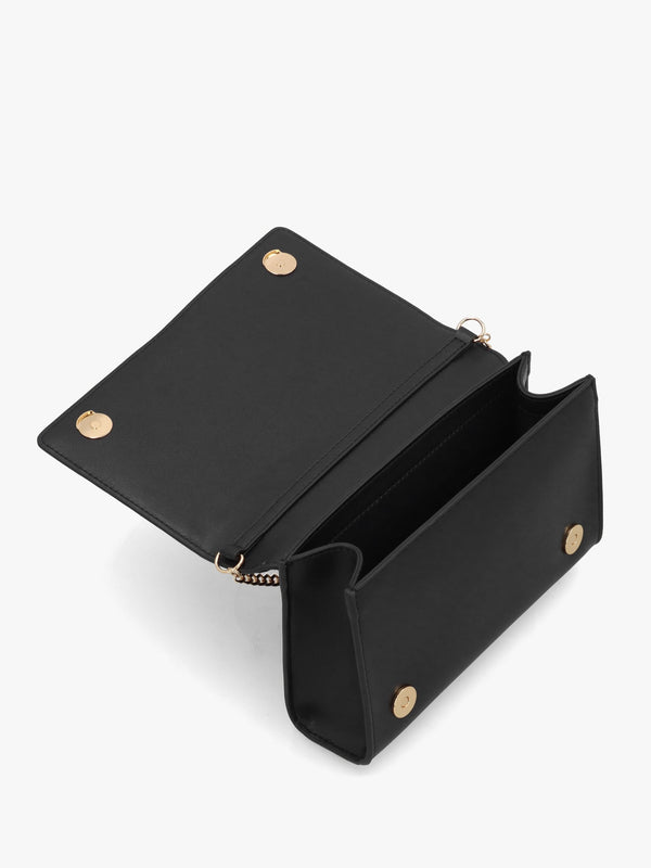 Mini Checkerboard Chain Nero Shoulder Bag