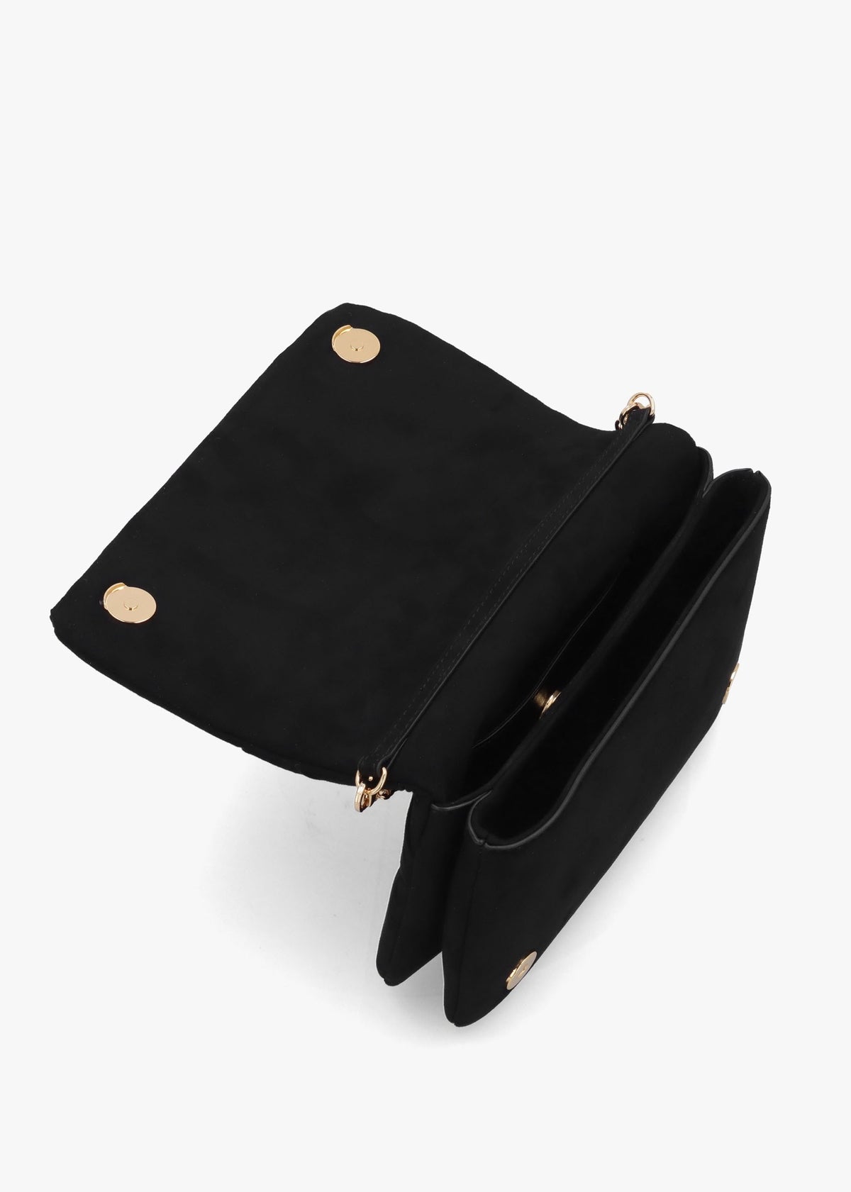 Heart Logo Quilted Pillow Velour Nero Cross-Body Bag