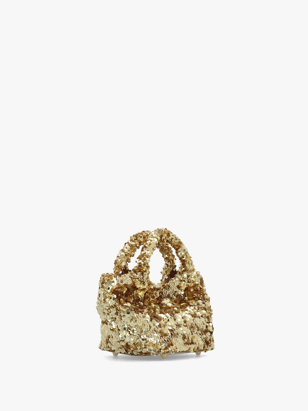 Sequin Oro Top Handle Bag
