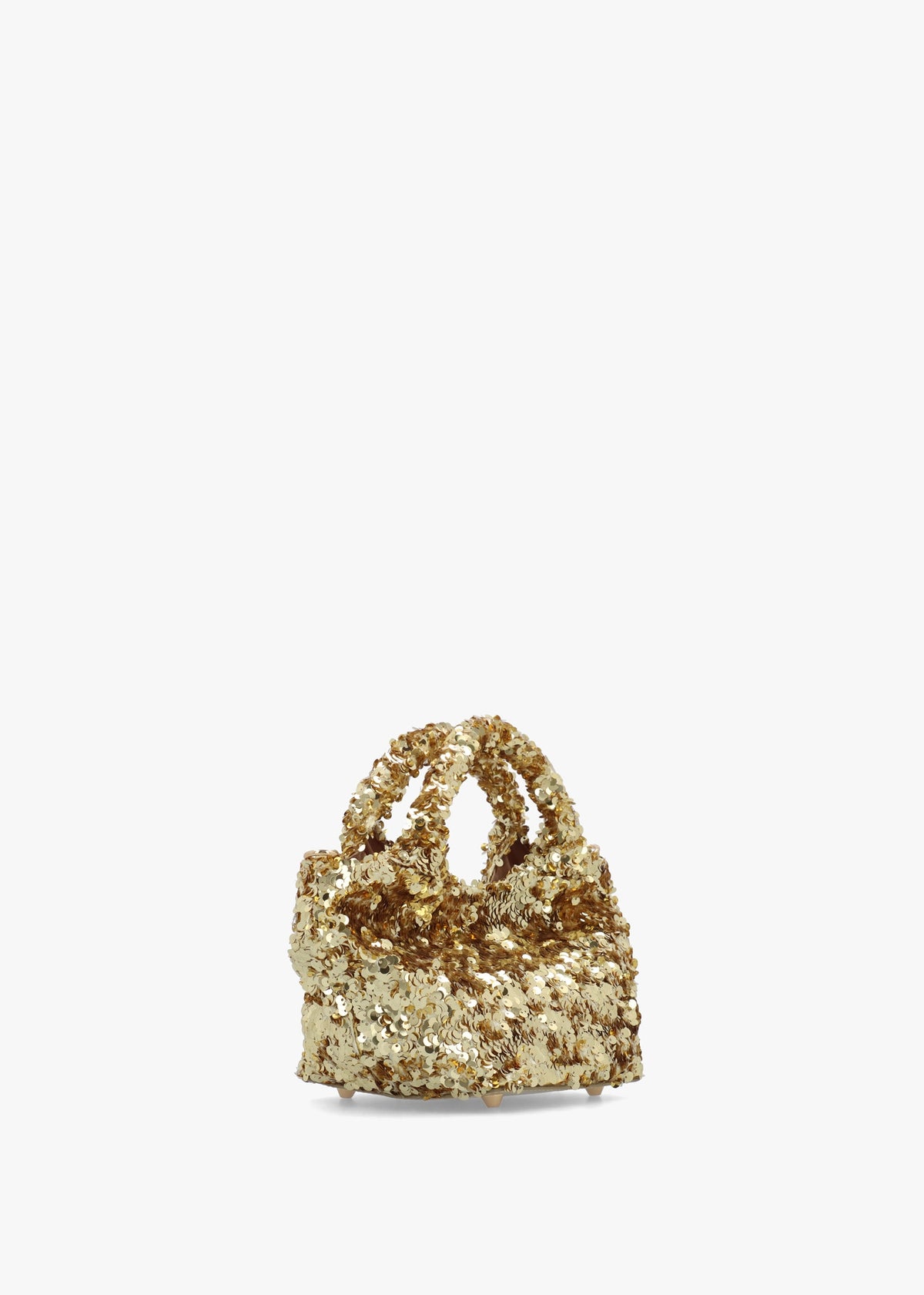 Sequin Oro Top Handle Bag