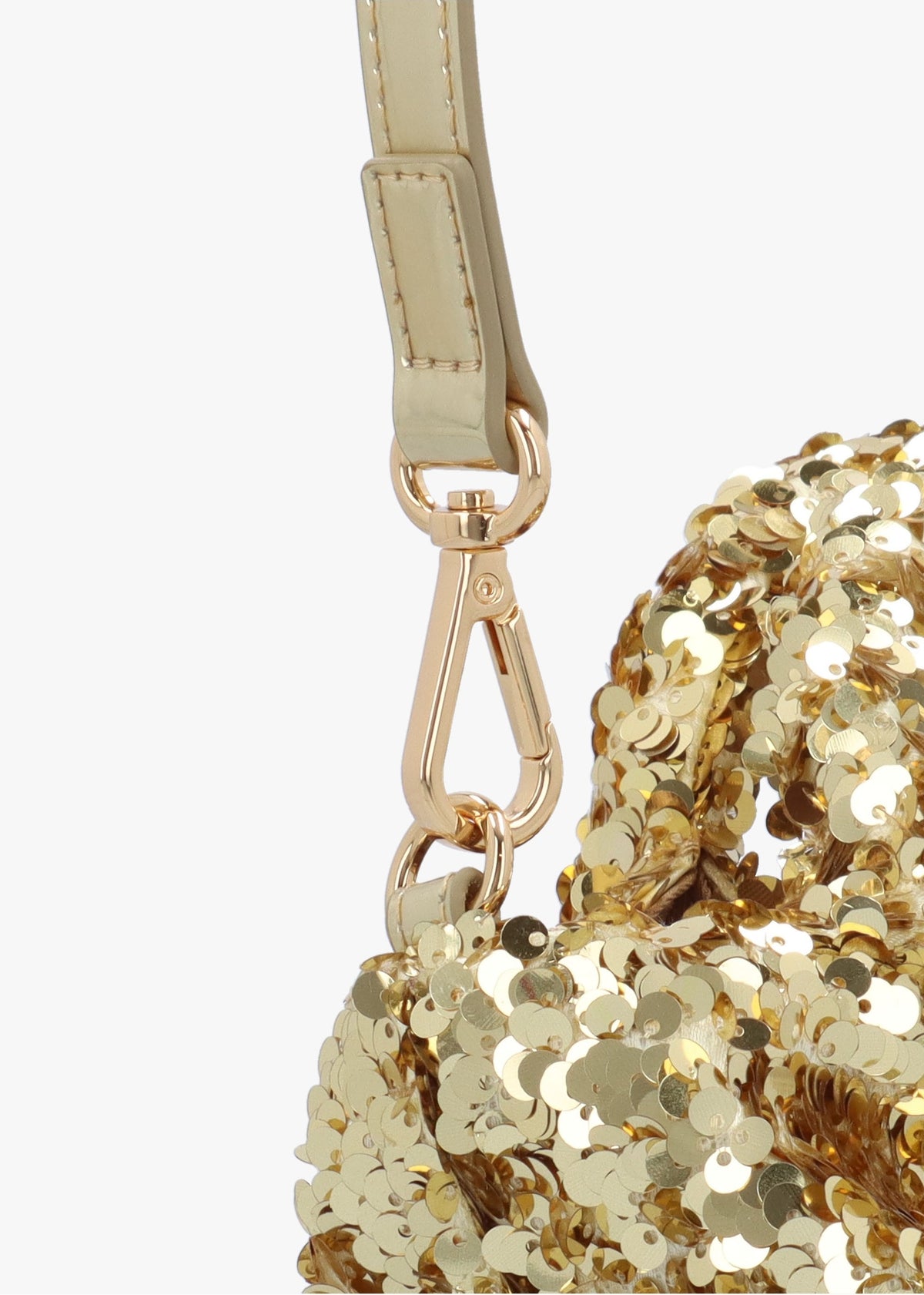 Sequin Oro Top Handle Bag