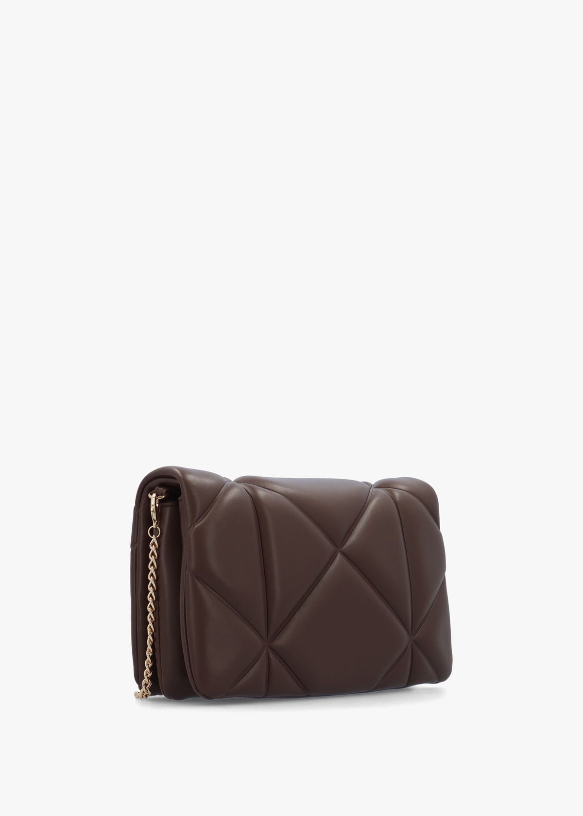 Heart Logo Quilted Pillow Cioccolato Cross-Body Bag