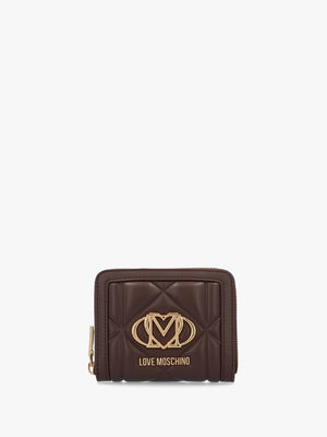 Heart Logo Quilted Pillow Cioccolato Purse