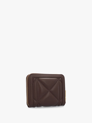 Heart Logo Quilted Pillow Cioccolato Purse