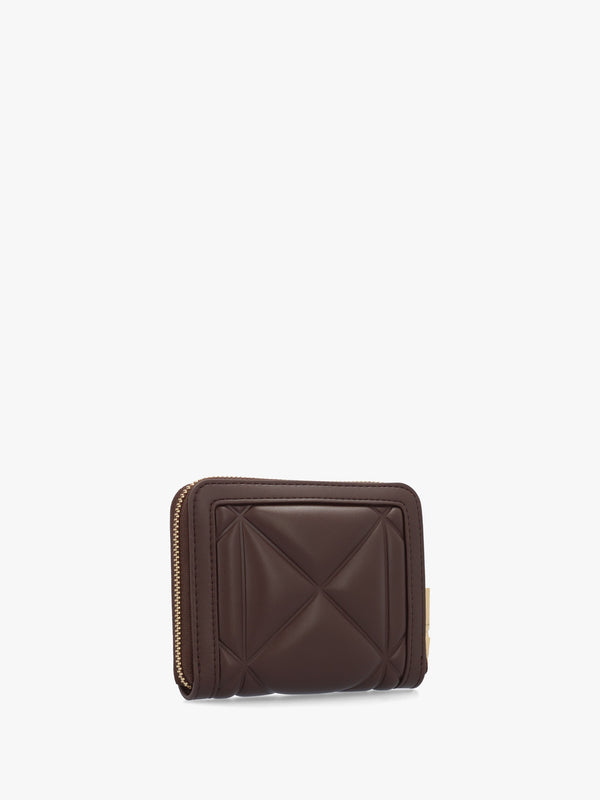 Heart Logo Quilted Pillow Cioccolato Purse