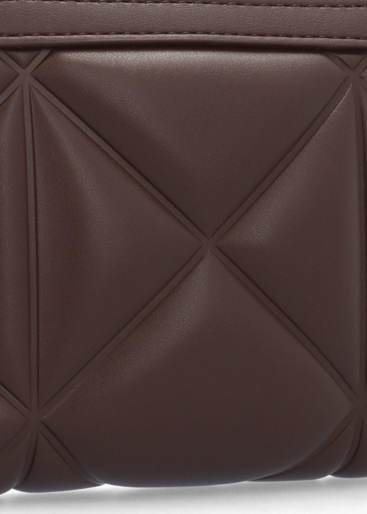 Heart Logo Quilted Pillow Cioccolato Purse
