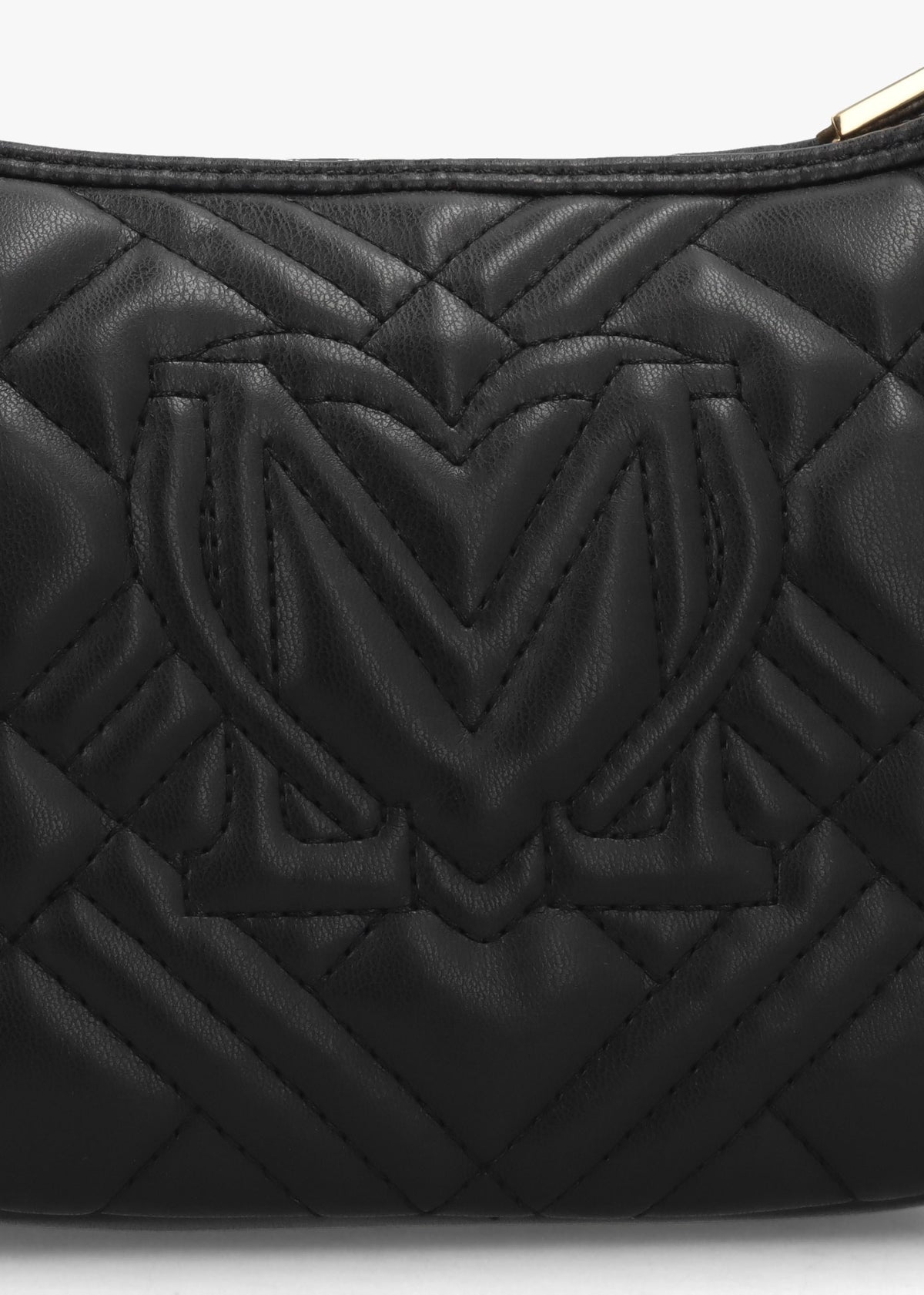 Mini Diamond Quilt Nero Hobo Bag